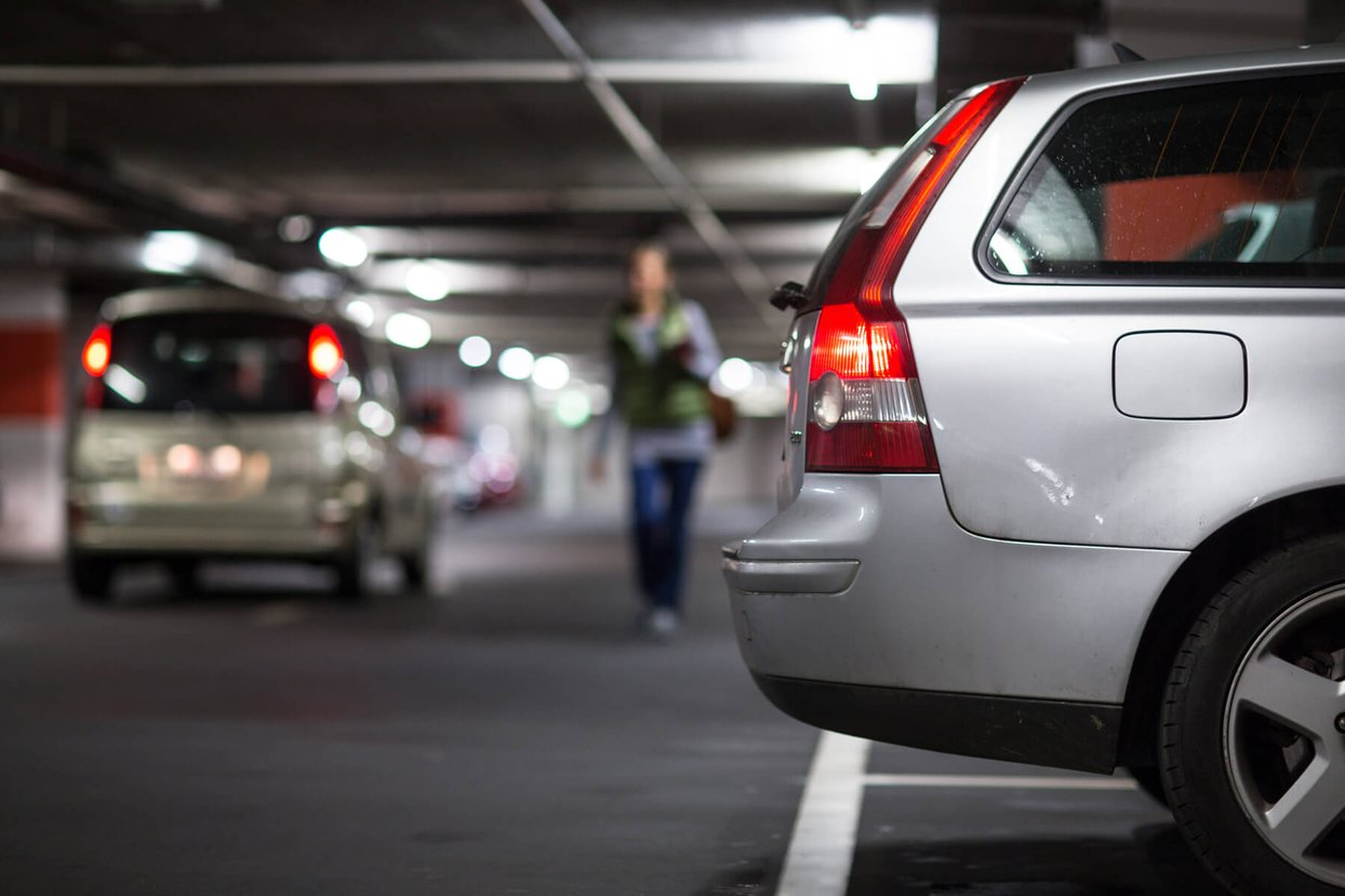 Cars in a carage